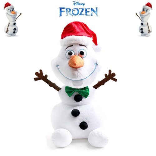 산타 올라프 50cm 인형 캐릭터 봉제 눈사람 겨울왕국 인형