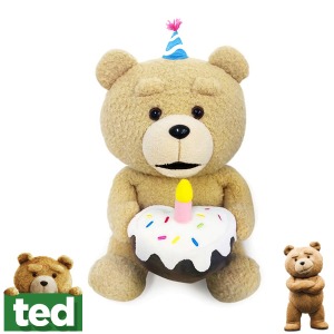 19곰 테드 인형 고깔 싯팅 케이크 곰인형