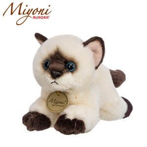 미요니 샴 캣 23cm 동물 봉제 애착 인형 고양이